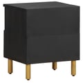 Miniatyrbilde 5 av 11: vidaXL Nattbord svart 40x33x46 cm konstruert tre