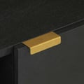 Miniatyrbilde 8 av 11: vidaXL TV-benk svart 80x33x46 cm konstruert tre