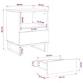 Pikkukuva 11 / 11: vidaXL Yöpöytäkaapit 2 kpl vanha puu 40x35x50 cm suunniteltu puu