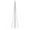 Miniatyrbild 5 av 11: vidaXL Julgransbelysning med markspett 1534 LEDs kallvitt 500 cm