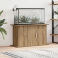 Miniatyrbilde 4 av 11: vidaXL Akvariestativ håndverkseik 101x41x58 cm konstruert tre