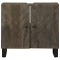 Pikkukuva 3 / 11: vidaXL Allaskaappi musta 62x33x58 cm massiivipuu mango
