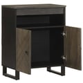 Miniatyrbilde 2 av 11: vidaXL Skjenk svart 60x33x75 cm heltre mango
