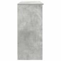 Miniatyrbilde 7 av 11: vidaXL Skjenk med 6 skuffer betonggrå 101x35x76 cm sponplate