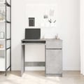 Miniatyrbilde 4 av 11: vidaXL Skrivebord betonggrå 86x49x76 cm konstruert tre