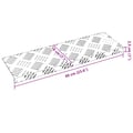 Miniatyrbild 5 av 5: vidaXL Trappsteg Rektangulär 5 pcs Silver 60 x 18 x 2,5 cm Aluminium