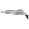 Miniatyrbilde 5 av 7: vidaXL Trinn Halvmåne 5 pcs sølv 60 x 18 x 2,5 cm Aluminium