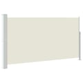 Miniatyrbilde 3 av 11: vidaXL Uttrekkbar sidemarkise 160x300 cm kremfarget