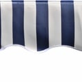 Miniatyrbilde 4 av 5: vidaXL Erstatningsduk for markise blå og hvit 300x250 cm polyester