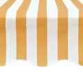 Miniatyrbilde 3 av 5: vidaXL Erstatningsduk for markise gul og hvit 600x300 cm polyester