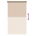 Miniatyrbilde 4 av 11: vidaXL Utendørs rullegardin 100X140 cm beige
