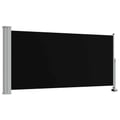 Miniatyrbillede 3 af 11: vidaXL sammenrullelig sidemarkise til terrassen 120 x 300 cm sort
