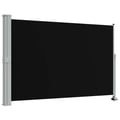 Miniatyrbillede 3 af 11: vidaXL sammenrullelig sidemarkise til terrassen 160 x 300 cm sort