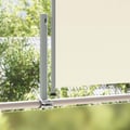 Miniatyrbilde 4 av 11: vidaXL Uttrekkbar sidemarkise 100 x 300 cm kremhvit