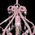 Miniatyrbillede 5 af 7: vidaXL loftlampe med perler rund E14 pink