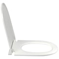 Miniatyrbillede 7 af 11: vidaXL toiletsæde med soft-close og quick release-design hvid