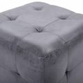 Miniatyrbillede 4 af 7: vidaXL puf 2 stk. 30 x 30 x 30 cm imiteret ruskind