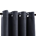 Miniatyrbilde 4 av 6: vidaXL Lystette gardiner med metallringer 2 stk antrasitt 140x175 cm