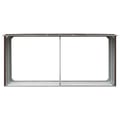 Miniatyrbillede 4 af 7: vidaXL brændeskur til haven 330 x 92 x 153 cm galvaniseret stål brun