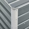 Miniatyrbillede 5 af 9: vidaXL forhøjet plantekasse 240x40x45 cm galvaniseret stål grå