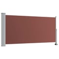 Miniatyrbilde 3 av 11: vidaXL Uttrekkbar sidemarkise 120x300 cm brun