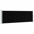 Miniatyrbilde 1 av 11: vidaXL Uttrekkbar sidemarkise 100x300 cm svart