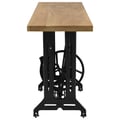 Miniatyrbillede 3 af 9: vidaXL konsolbord med symaskinebase 110 x 40 x 75 cm