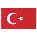 Pikkukuva 1 / 5: vidaXL Turkin lippu 90x150 cm