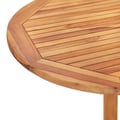 Miniatyrbild 6 av 11: vidaXL Hopfällbart trädgårdsbord 120x70x75 cm massiv teak