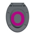 Miniatyrbillede 9 af 10: vidaXL toiletsæde med soft close og  quick release-funktion oval grå