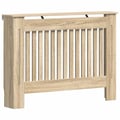 Miniatyrbillede 2 af 10: vidaXL radiatorskjuler 112x19x81,5 cm konstrueret træ