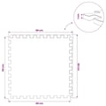 Miniatyrbilde 9 av 9: vidaXL Gulvmatter 12 stk 4,32 ㎡ EVA-skum svart