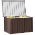Pikkukuva 4 / 6: vidaXL Puutarhan säilytyslaatikko ruskea 109x67x65 cm