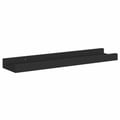Miniatyrbillede 7 af 11: vidaXL billedhylder 2 stk. 40x9x3 cm MDF sort