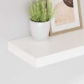 Miniatyrbillede 5 af 11: vidaXL væghylder 2 stk. 40x23x3,8 cm MDF hvid højglans