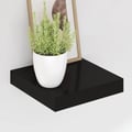 Miniatyrbillede 5 af 9: vidaXL væghylder 4 stk. 23x23,5x3,8 cm MDF sort