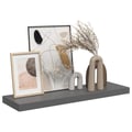 Miniatyrbillede 6 af 11: vidaXL væghylde 80x23,5x3,8 cm MDF grå højglans