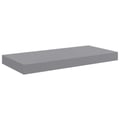 Miniatyrbillede 7 af 11: vidaXL væghylder 4 stk. 50x23x3,8 cm MDF grå