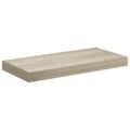 Miniatyrbillede 3 af 11: vidaXL væghylde 50x23x3,8 cm MDF egetræsfarve