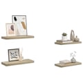 Miniatyrbillede 6 af 11: vidaXL væghylder 4 stk. 60x23,5x3,8 cm MDF egetræsfarve