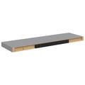 Miniatyrbilde 10 av 11: vidaXL Flytende vegghyller 4 stk grå 80x23,5x3,8 cm MDF