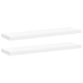 Miniatyrbilde 3 av 11: vidaXL Flytende vegghyller 2 stk hvit 90x23,5x3,8 cm MDF