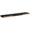 Miniatyrbillede 10 af 11: vidaXL væghylder 4 stk. 120x23,5x3,8 cm MDF sort