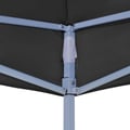 Pikkukuva 5 / 8: vidaXL Juhlateltan katto 4,5x3 m musta 270 g/m²