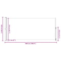 Miniatyrbilde 10 av 11: vidaXL Uttrekkbar sidemarkise 220x500 cm svart