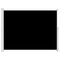 Miniatyrbilde 5 av 11: vidaXL Uttrekkbar sidemarkise 220x300 cm svart