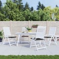 Miniatyrbillede 2 af 9: vidaXL hynder til havestol 4 stk. 50x50x3 cm oxfordstof sort