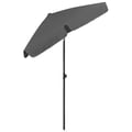 Miniatyrbillede 4 af 8: vidaXL strandparasol 180x120 cm antracitgrå