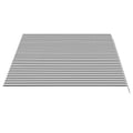 Miniatyrbilde 4 av 6: vidaXL Erstatningsduk for markise antrasitt og hvit 450x300 cm polyester