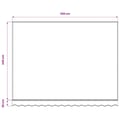 Pikkukuva 6 / 6: vidaXL Vaihtokangas markiisiin antrasiitti ja valkoinen 350x250 cm polyesteri